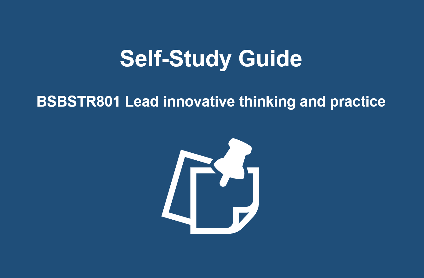 Course Image BSBSTR801 Lead innovative thinking and practice